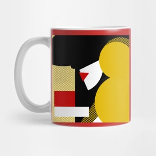 T.S. Red Shapes Mug